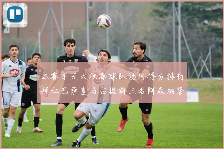 本赛季五大联赛球队场均得分排行拜仁巴萨皇马占据前三名阿森纳紧随其后位列第五